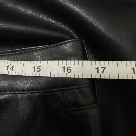 Pistola Aline High Rise Skinny Faux Leather Pants Size 31 Black Onyx - Picture 8 of 14